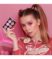 Lukky 6 Renkli̇ Parıltılı Göz Farı Paleti̇ ve Fırçası