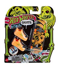 Hot Wheels Skate Neon Temalı Parmak Kaykay ve Ayakkabı Paketi Shriek Shredder
