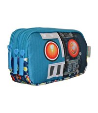 Kaukko Kids&Love 3 Bölmeli Sweet Robot Kalem Çantası
