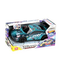 1:20 Işıklı ve Sesli Aurora Yarış Arabası Mavi