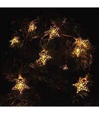 Yılbaşı Pilli Yıldız Figürlü Led Işık 3 Metre