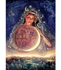 Ay Tanrıçası Neon Puzzle 1000 Parça