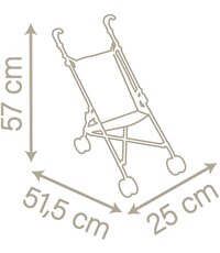 Smoby Baby Nurse Katlanabilir Oyuncak Bebek Arabası