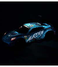 1:20 Işıklı ve Sesli Aurora Yarış Arabası Mavi