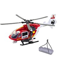 Pervaneli Işıklı ve Sesli Sürtmeli İtfaiye Helikopteri 30 Cm