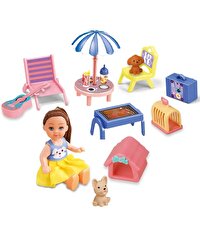 Camper Karavan Macerası Bebekli ve Evcil Hayvanlı Oyun Seti