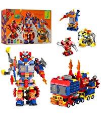 Transformer 4'ü bir Arada Blok Seti̇ 181 Parça