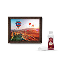 Kapadokya'nın Son Işıkları Çerçeveli Puzzle 1000 Parça