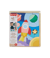Fisher Price Ahşap Uzay Yapboz HXY42