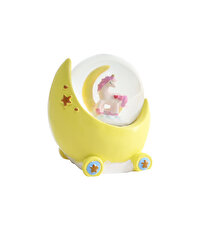Mini Işıklı Renkli Unicorn Kar Küresi