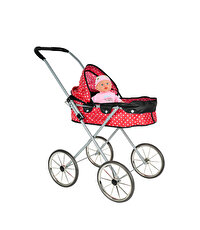 Gümüş Tekerlekli Beşikli Puset