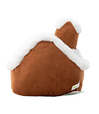 Yılbaşı Ginger Home Şekilli Kırlent Peluş