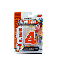 Dönüşen Neon Rakamlar 4 Numara