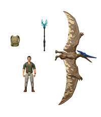 Jurassic World Rebirth Dr. Henry Loomis ve Pteranodon Figür Paketi JGB83