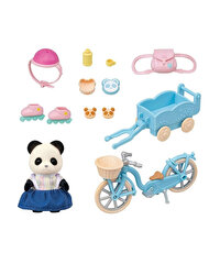 Sylvanian Families Bisiklet ve Paten Seti Panda Kız