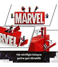 LEGO MARVEL Logosu ve Mini Figürleri 76313