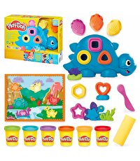 Play Doh Başlangıç Şekiller ve Renkler Dino Oyun Seti G0491