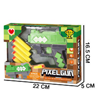 Pixel Gun Dart Atan Tabanca Yeşil 20 Cm