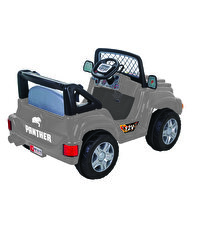 Pilsan 12V Panter Gri Akülü Araba