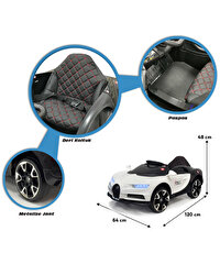 Bravo Gt 12 Volt Akülü Araba Beyaz