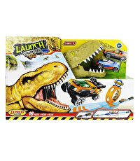 Express Wheels 2 Araçlı Dinozor Rampası