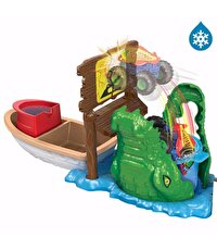 Hot Wheels Track Monster Trucks Timsahtan Kaçış Renk Değiştiren Oyun Seti HGV14