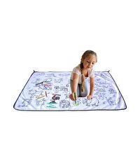 Matrax Oyuncak Boyama Halısı ve 12'li Boya Kalemi Seti