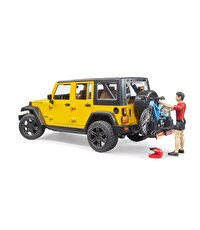 Bruder Jeep W. Rubicon ve Bisiklet Sürücüsü