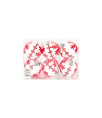 Yılbaşı Ağaç Süsü 6'lı Paket Kırmızı