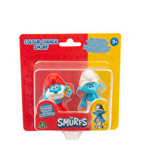 Şirinler Renk Değiştiren 2'li Figür Şirin Baba ve Somurtkan Şirin