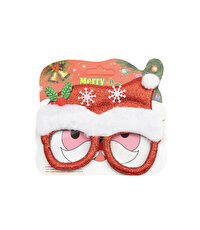 Yılbaşı Konsept Noel Şapkalı Gözlük