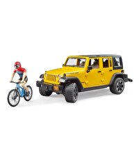 Bruder Jeep W. Rubicon ve Bisiklet Sürücüsü