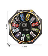 Fırlatma Rampalı 12'li Fırlatmalı Çek Bırak Yarış Arabaları Seti