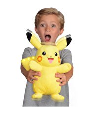 Pokemon Pikachu Sesli ve Işıklı Pelüş Figür