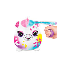 Airbrush Plush Sürpriz Squishy Paint Bucket Unicorn