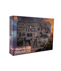 Kadın Figürlü Dinozor Seti