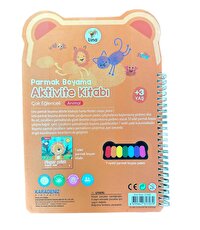 Lino Parmak Boyama Aktivite Kitabı Animal