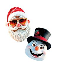 2'li Yılbaşı Maske Seti