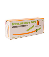 3D Geri Çekilebilir Samuray Kılıcı Turuncu