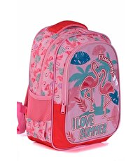 Muggle Flamingo Rose İki Bölmeli İlkokul Çantası