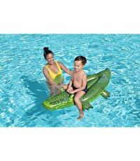 Bestway Yüzen Timsah Tutunmalı Şişme Yatak 152 x 71 Cm