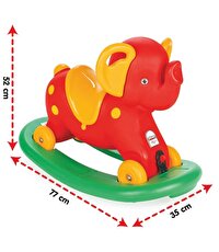 Pilsan Sallanan Fil Kırmızı