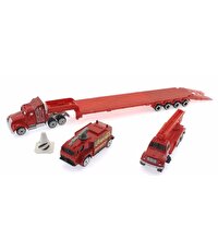 Road Master Metal Tırlı ve Söndürücülü İtfaiye Seti