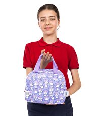 Kuromi Desenli Termal Beslenme Çantası Lila