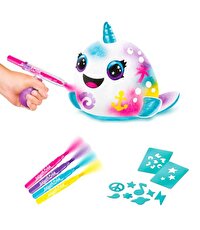 Airbrush Plush Sürpriz Squishy Paint Bucket Narwhal