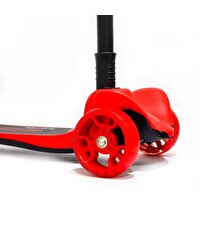 Mega Flash Işıklı Scooter Kırmızı