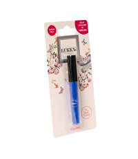 Lukky Silikon Fırçalı Mavi Maskara