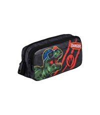 Muggle Danger Dino 2 Gözlü Kalemlik Çantası 9284