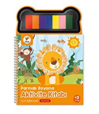 Lino Parmak Boyama Aktivite Kitabı Animal