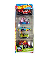 Hot Wheels Beşli Araba Seti Hw Fun Park JBJ88
